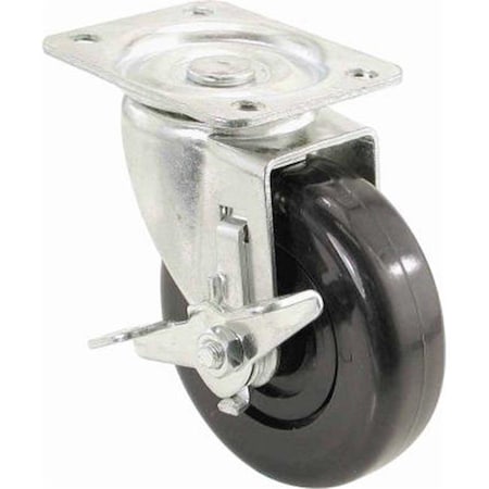 Shepherd Hardware Shepherd Hardware 9858 4 in. Polypropylene Wheel Swivel Plate Caster 843323